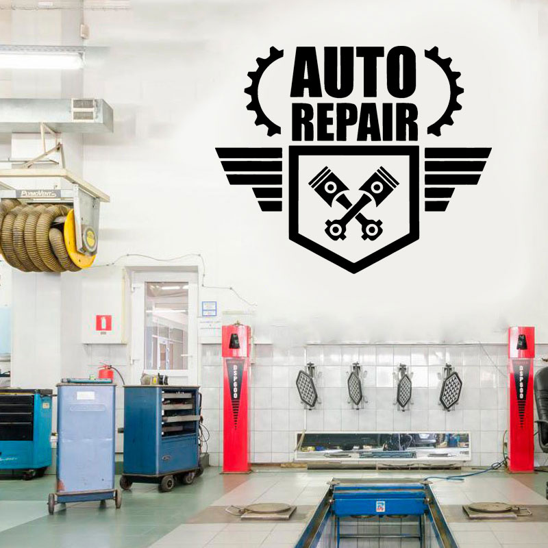 Auto Repair Shop Logo - Auto Reparatie Muurtattoo Auto Service Logo