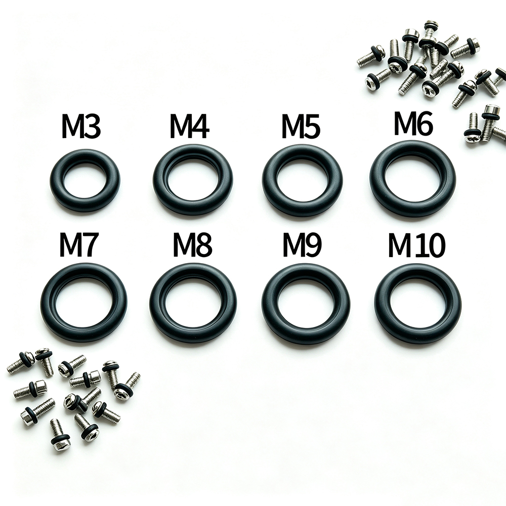 Zwarte rubberen O-ring set M3- - Auto Repair Cs recensie en prijs