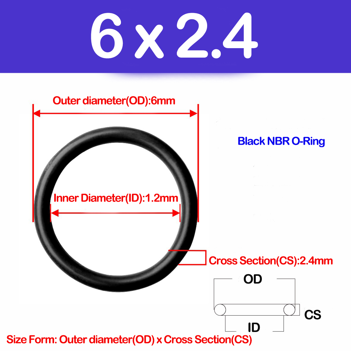 WD CS 2.4/2.8/4.6mm, NBR O-rin - Auto Repair Cs recensie en prijs